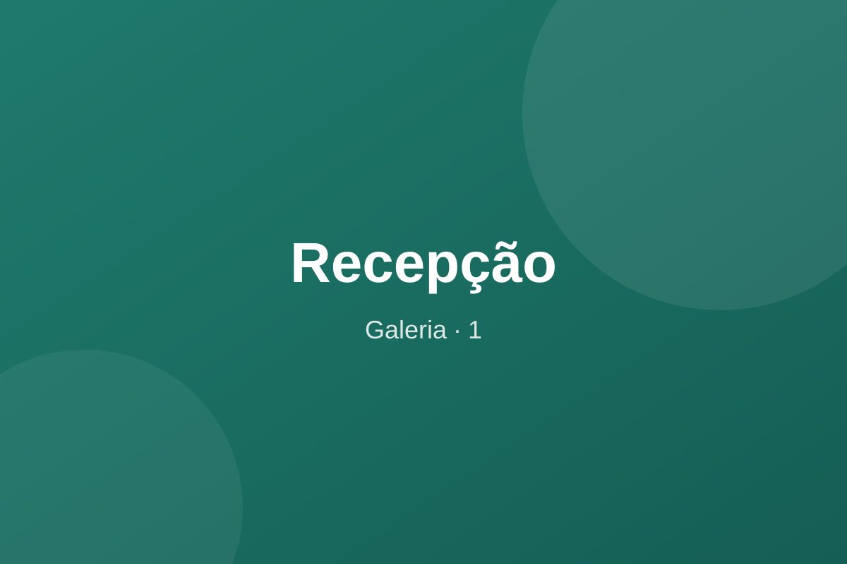 Recepção da clínica (teste)