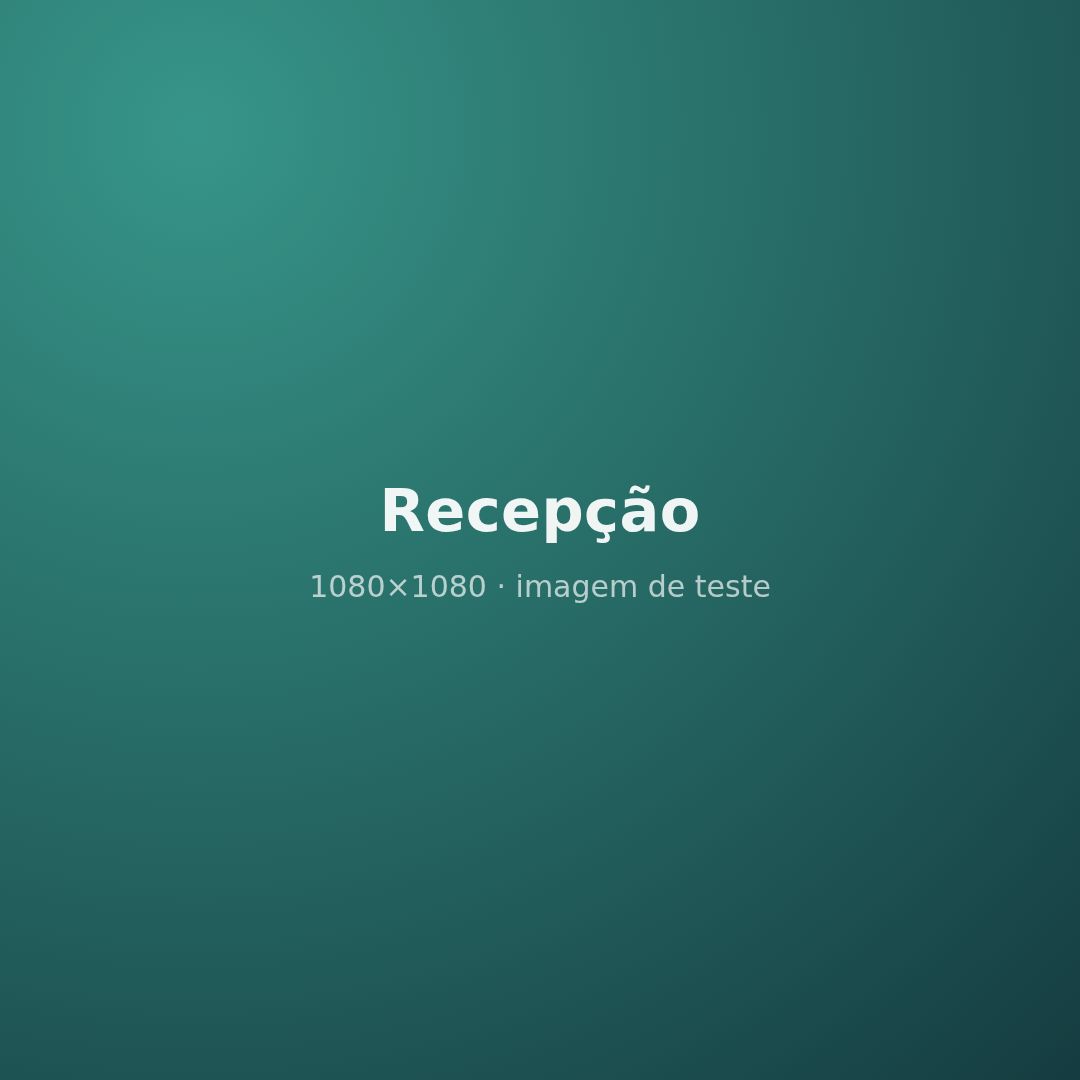 Recepção da clínica — quadrada (teste)